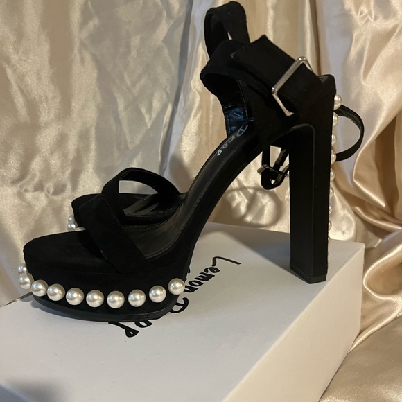 Public Desire Lemon Drop Anemone Heels size 10 - Picture 2 of 4